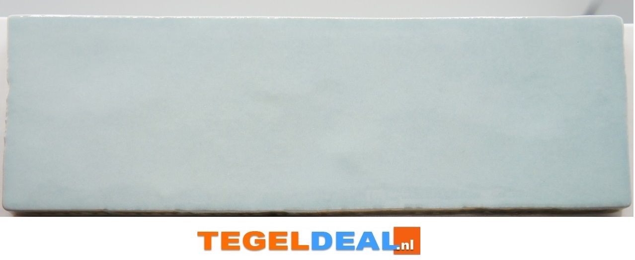 Licht Blauwe Handvorm Wandtegels Equipe Artisan Aqua 6 5 X 20 Cm Art